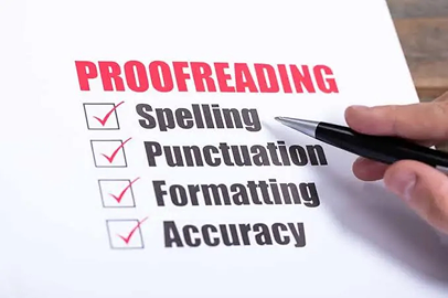 Proofreading illustration
